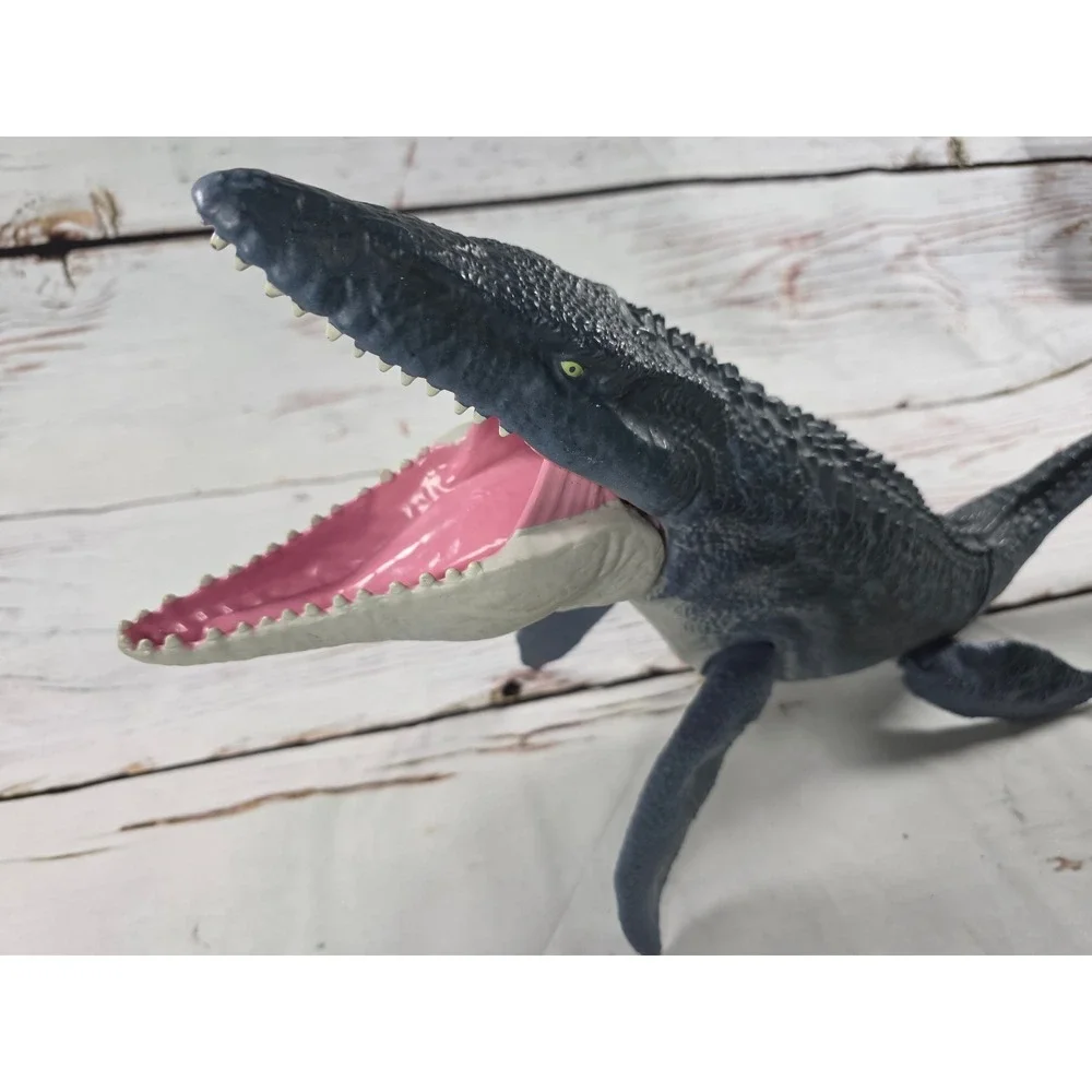Jurassic World Real Feel Mosasaurus Action Figure Blue Dinosaur Toy FNG24
